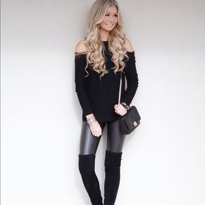 Spanx faux leather leggings